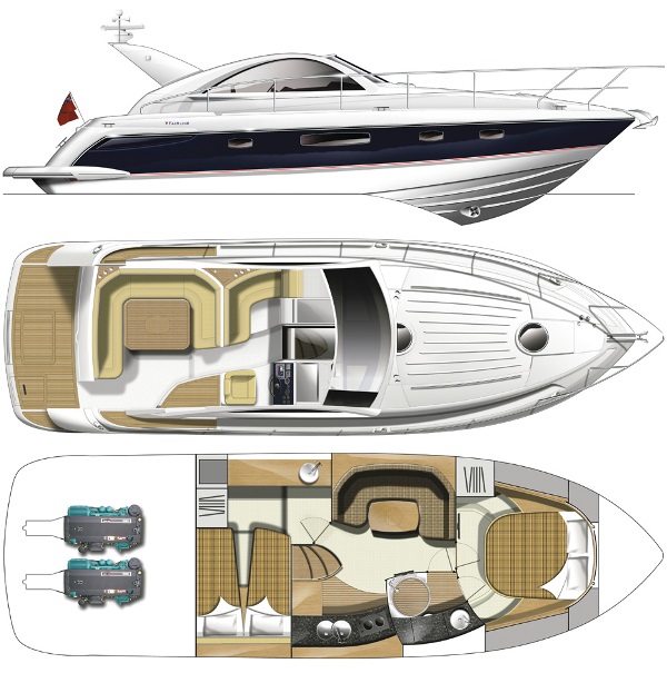 Navalia - Imbarcazione Fairline Targa 38 12