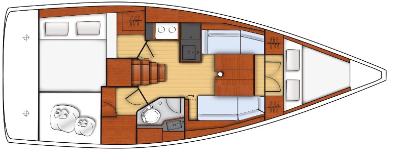 Navalia - Imbarcazione Oceanis 35.1 – 2 cab. 13