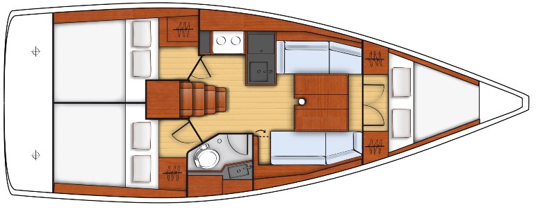 Navalia - Imbarcazione Oceanis 35.1 – 3 cab. 13