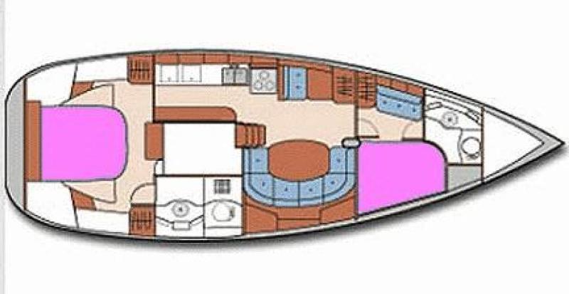 Navalia - Imbarcazione Oceanis 40 – 2 cab. 10