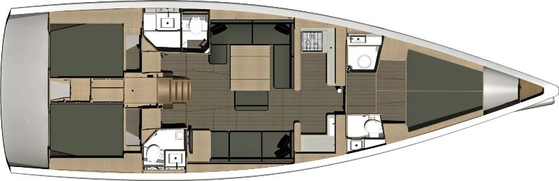 Navalia - Imbarcazione Dufour 512 – 4 cab. con 4 wc 13