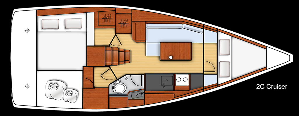 Navalia - Imbarcazione Oceanis 35 – 2 cab. 13