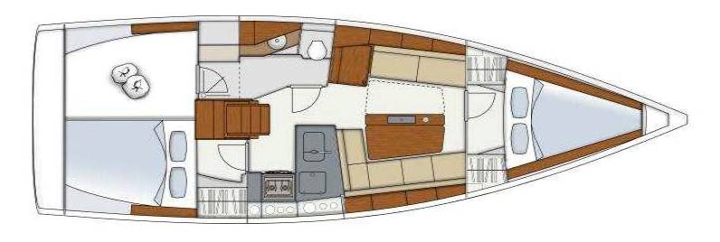 Navalia - Imbarcazione Hanse 345 – 2 cab. 12