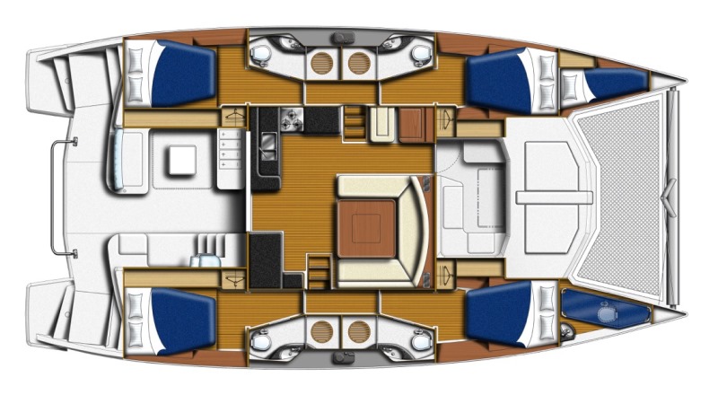 Navalia - Imbarcazione Leopard 50 – 4+1 cab. 13