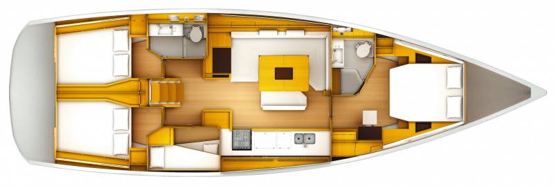 Navalia - Imbarcazione Sun Odyssey 519 – 4 cab. 13