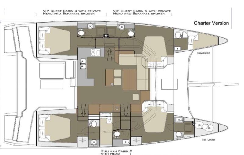 Navalia - Imbarcazione Dufour 48 Catamaran 13