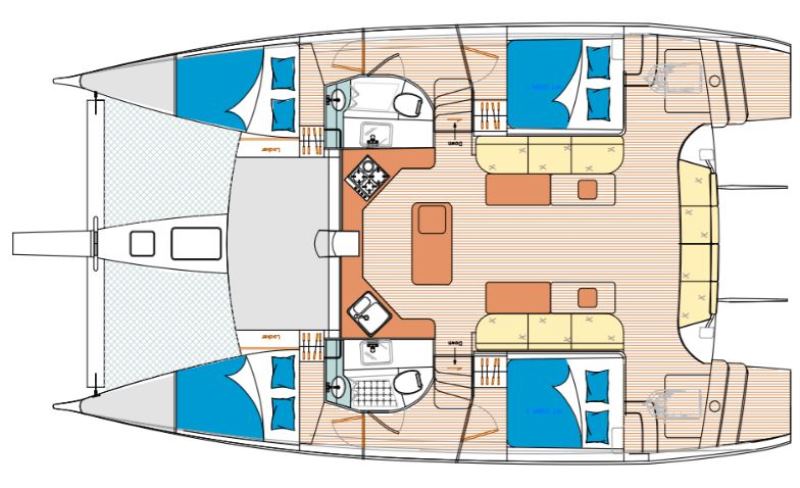 Navalia - Imbarcazione Island Spirit 410 – 4 cab. 13