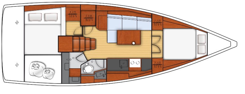 Navalia - Imbarcazione Oceanis 38.1 – 2 cab. 13