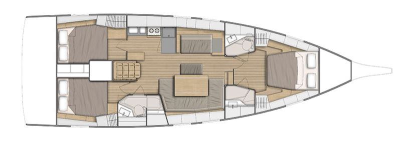 Navalia - Imbarcazione Oceanis 46.1 – 3 cab. 13