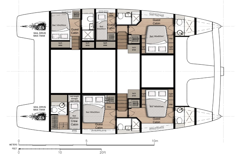 Navalia - Imbarcazione Sunreef 50 13