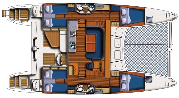 Navalia - Imbarcazione Lagoon 440 alle Mauritius – one way La Balise Marina/Grand Baie 12