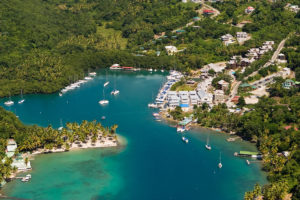 Ariel Shoot for the Soufriere Marine Managment Area