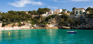 Die Bucht von Porto Cristo auf Mallorca