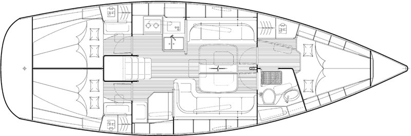 Navalia - Imbarcazione Bavaria 38 Cruiser – 3 cab. 11