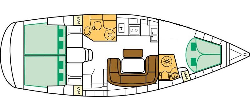 Navalia - Imbarcazione Bavaria 46 Cruiser – 3 cab. 10