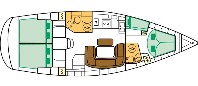 Navalia - Imbarcazione Bavaria 46 Cruiser – 4 cab. 10