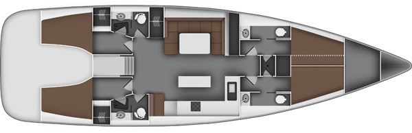 Navalia - Imbarcazione Bavaria 55 Cruiser – 4 cab. 12