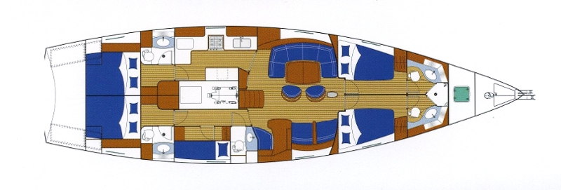 Navalia - Imbarcazione Beneteau 57 – 5 cab. 10