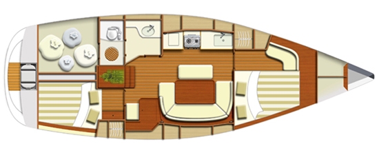 Navalia - Imbarcazione Dufour 385 – 2 cab. 10