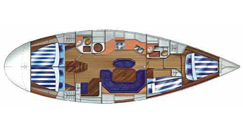Navalia - Imbarcazione Dufour 45 – 4 cab. 9