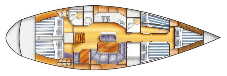 Navalia - Imbarcazione Dufour 50 8