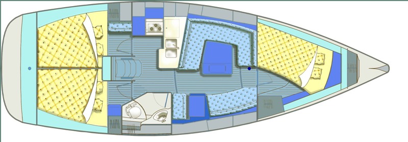 Navalia - Imbarcazione Elan 384 Impression con 1 wc 9