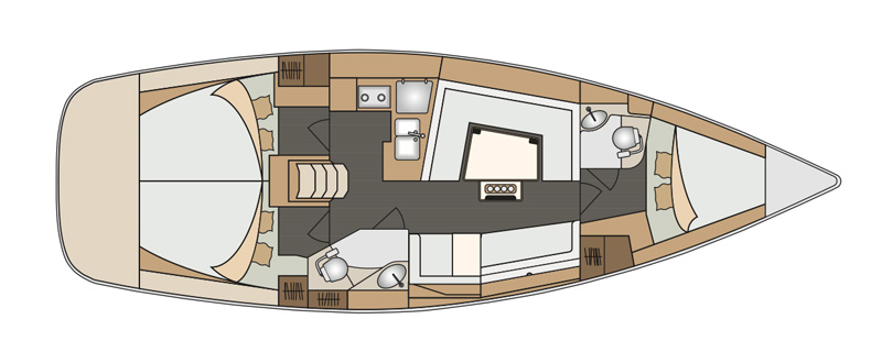 Navalia - Imbarcazione Elan Impression 40 – 3 cab. con 2 wc 14