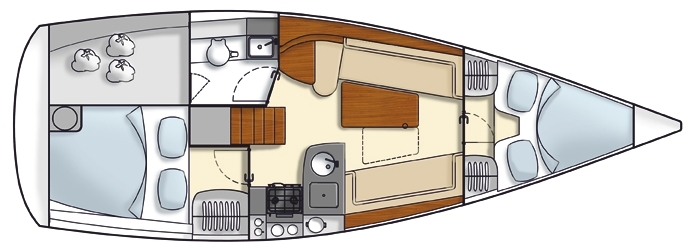 Navalia - Imbarcazione Hanse 325 – 2 cab. 10