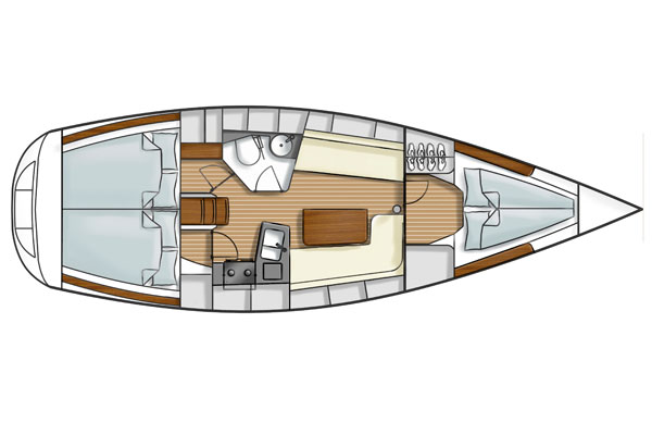 Navalia - Imbarcazione Hanse 342 – 3 cab. 9