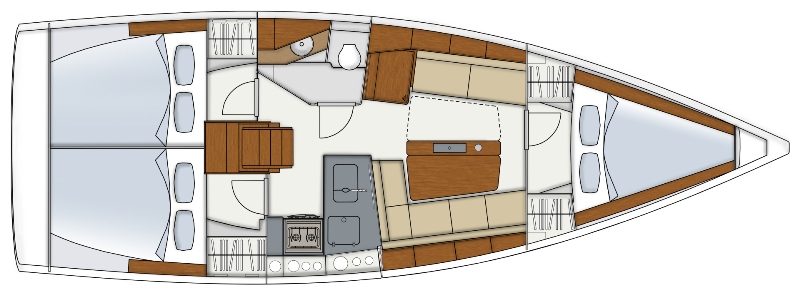 Navalia - Imbarcazione Hanse 345 – 3 cab. 12