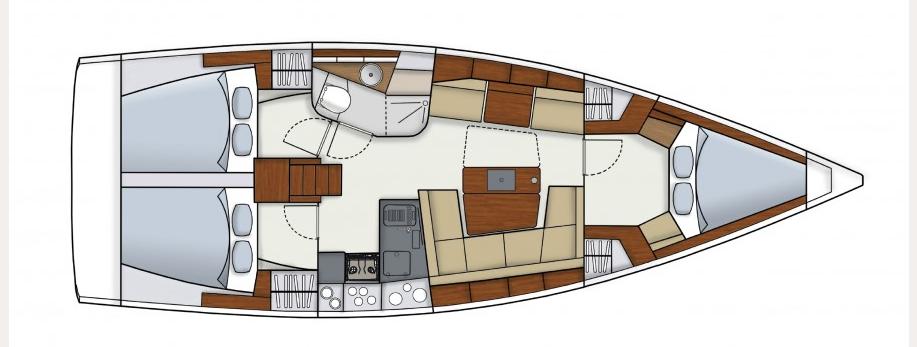 Navalia - Imbarcazione Hanse 411 – 3 cab. 9