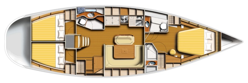 Navalia - Imbarcazione Harmony 47 – 3 cab. 9