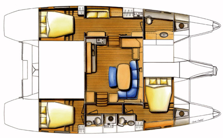 Navalia - Imbarcazione Lagoon 420 – 3 cab. 10