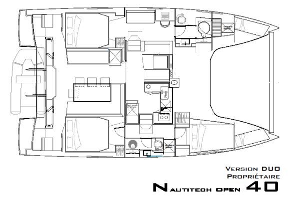 Navalia - Imbarcazione Nautitech Open 40 – 3 cab. 11