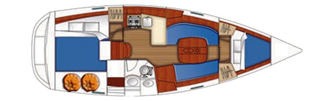 Navalia - Imbarcazione Oceanis 343 – 2 cab. 10