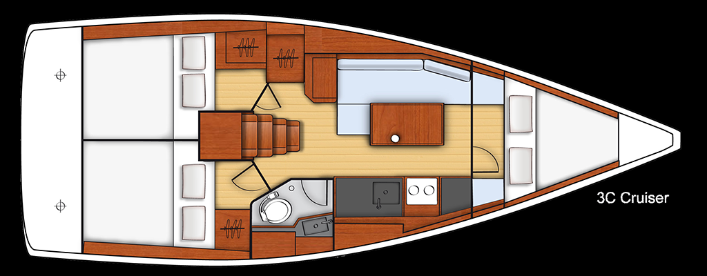 Navalia - Imbarcazione Oceanis 35 – 3 cab. 13