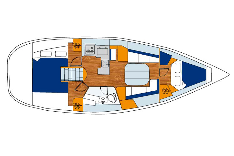 Navalia - Imbarcazione Oceanis 373 – 2 cab. 9