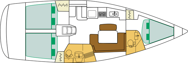 Navalia - Imbarcazione Oceanis 40 – 3 cab. 10