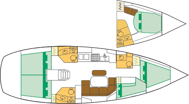 Navalia - Imbarcazione Oceanis 423 – 3 cab. 11