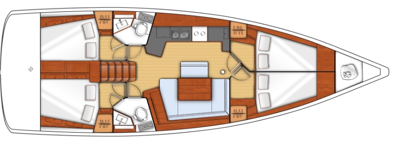 Navalia - Imbarcazione Oceanis 45 – 4 cab. 10