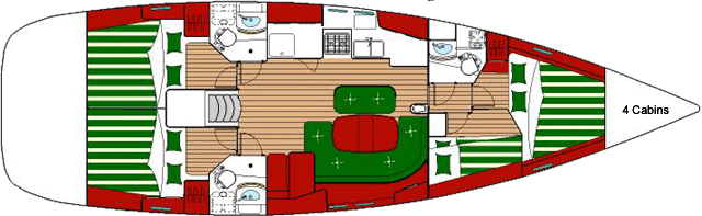 Navalia - Imbarcazione Oceanis 473 – 4 cab. 12