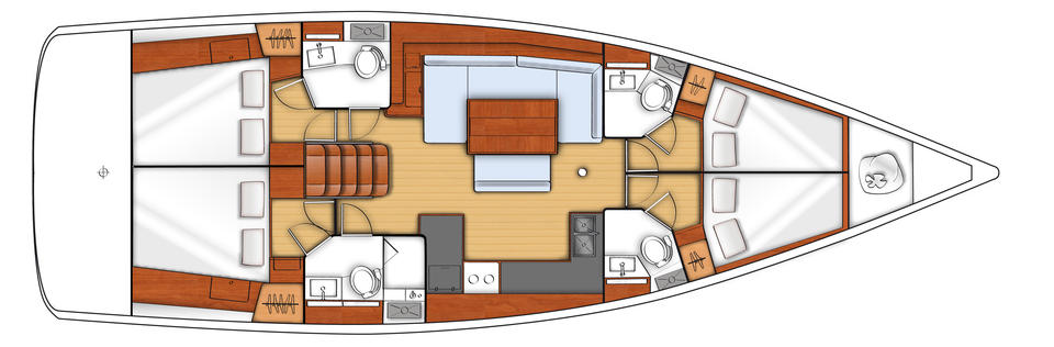 Navalia - Imbarcazione Oceanis 48 – 4 cab. 11