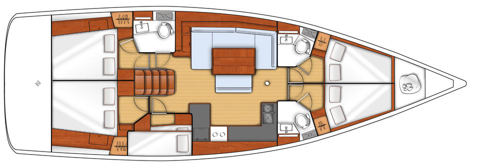 Navalia - Imbarcazione Oceanis 48 – 5 cab. 11