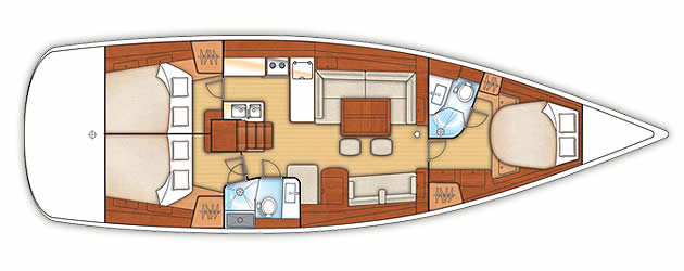 Navalia - Imbarcazione Oceanis 50 – 3 cab. 11