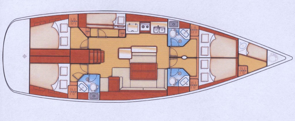 Navalia - Imbarcazione Oceanis 50 – 6 cab. 11