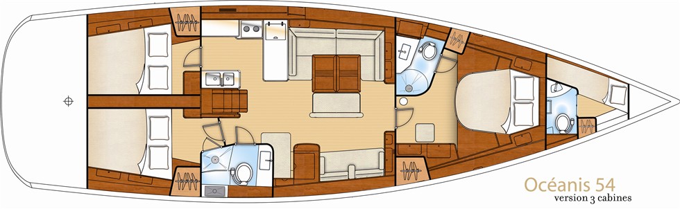 Navalia - Imbarcazione Oceanis 54 – 3 cab. 11