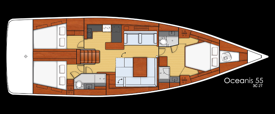 Navalia - Imbarcazione Oceanis 55 – 3 cab. 2 wc 17