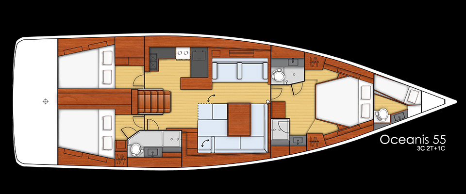 Navalia - Imbarcazione Oceanis 55 – 4 cab. 2 wc 17