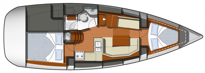 Navalia - Imbarcazione Sun Odyssey 36i – 2 cab. 9