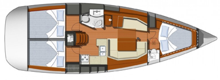 Navalia - Imbarcazione Sun Odyssey 39i con 2 wc 10